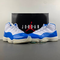 Low Top Sneakers, Blue White Colorway, Lace Up Design, Casual Gift for Sneaker Fans