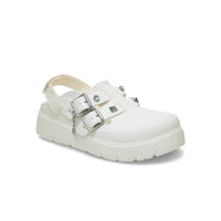 Loaferette Star Studded Clogs - Chalk