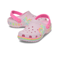 Toddlers' Classic Butterfly Lights Clogs - Pink Milk