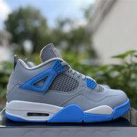Retro Mid Top Sneakers, Blue Gray Colorway, Lace Up Design, Casual Gift for Sneaker Fans