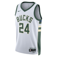 Milwaukee Bucks Association Edition Swingman Jersey - White - Jaime Jaquez Jr.
