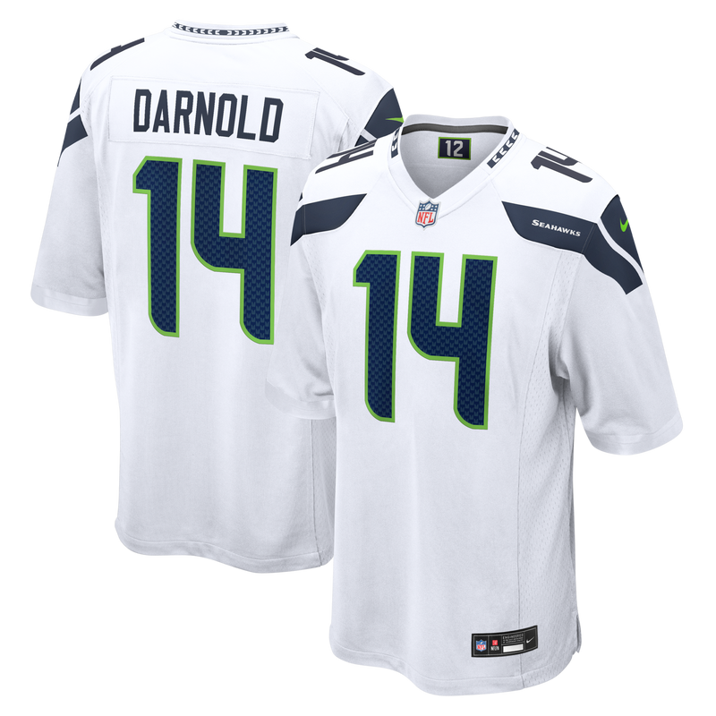Seattle Seahawks Sam Darnold White Game Jersey