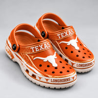 TEX Burnt Orange - Longhorn Emblem Clog Study