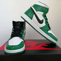 Sneakers, White Green Colorway, Lace Up Design, Casual Gift for Sneaker Fans