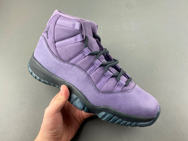 High Top Sneakers, Purple Black Colorway, Lace Up Design, Casual Gift for Sneaker Fans