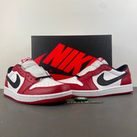 Low Top Sneakers, White Red Black Colorway, Lace Up Design, Casual Gift for Sneaker Fans