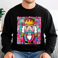 Nutcracker Holiday Sweatshirt, Watercolor Nutcracker Sweatshirt, Aesthetic Christmas Ballet Sweater, Festive Nutcracker Crewneck Present