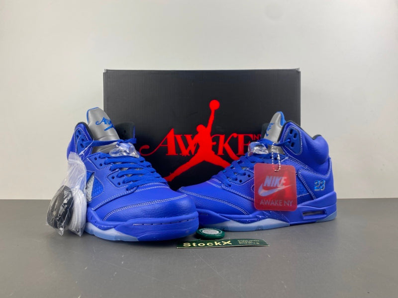 Low Top Sneakers, Royal Blue Colorway, Lace Up Design, Casual Gift for Sneaker Fans