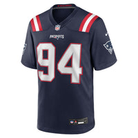 New England Patriots Cory Durden Navy Team Game Jersey