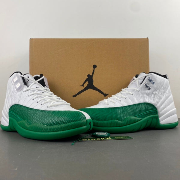 Low Top Sneakers, White Green Colorway, Lace Up Design, Casual Gift for Sneaker Fans