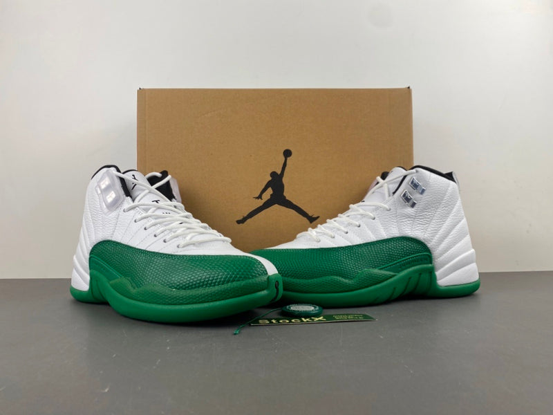Low Top Sneakers, White Green Colorway, Lace Up Design, Casual Gift for Sneaker Fans