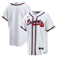 Atlanta Braves White Home Big & Tall Replica Jersey