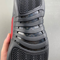 Low Top Sneakers, Black Red Colorway, Lace Up Design, Casual Gift for Sneaker Fans