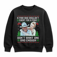 Western Ugly Christmas Sweater, Humorous Cowboy Christmas Sweatshirt, Rodeo Holiday Crewneck, Rancher Xmas Pullover, Country Western Present