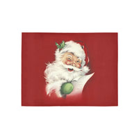 Retro Christmas Rug, Vintage Santa Claus Runner Rug, Classic Holiday Hallway Runner, Festive Xmas Floor Mat, Christmas Home Present