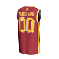 USC Trojans Lightweight Collegiate Basketball NIL Pick-A-Player Fashion Jersey - Cardinal
