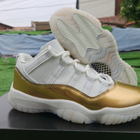 Low Top Sneakers, White Gold Colorway, Lace Up Design, Casual Gift for Sneaker Fans