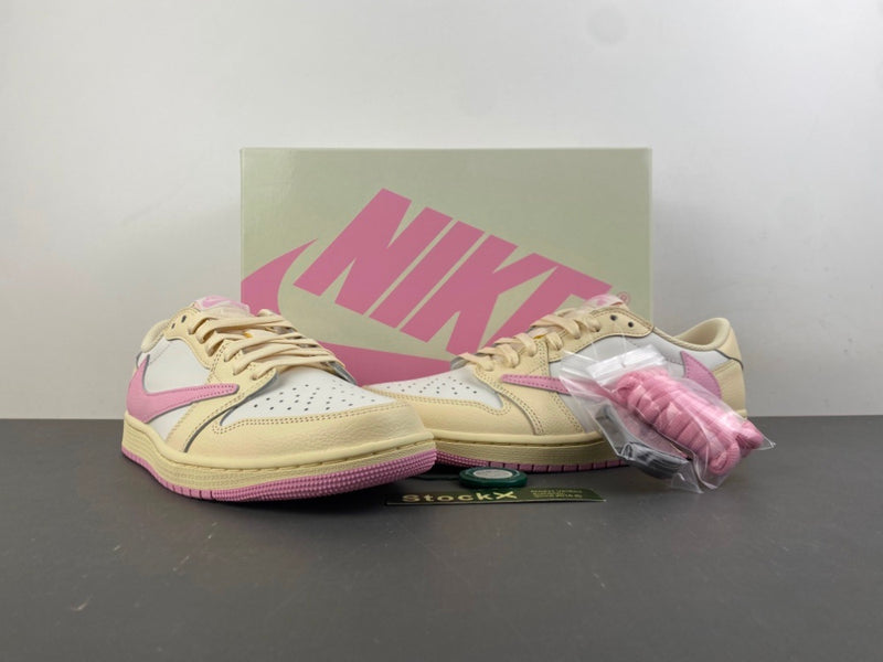 Low Top Sneakers, Pink Colorway, Reverse Hook Design, Lace Up Design, Casual Gift for Sneaker Fans