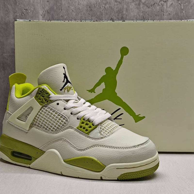 Mid Top Sneakers, Green Colorway, Lace Up Design, Casual Gift for Sneaker Fans