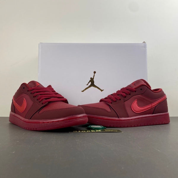 Low Top Sneakers, Red Colorway, Valentine Design, Lace Up Design, Casual Gift for Sneaker Fans