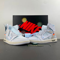 High Top Sneakers, White Colorway, Lace Up Design, Casual Gift for Sneaker Fans