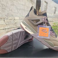 Mid Top Sneakers, Brown Colorway, Lace Up Design, Casual Gift for Sneaker Fans