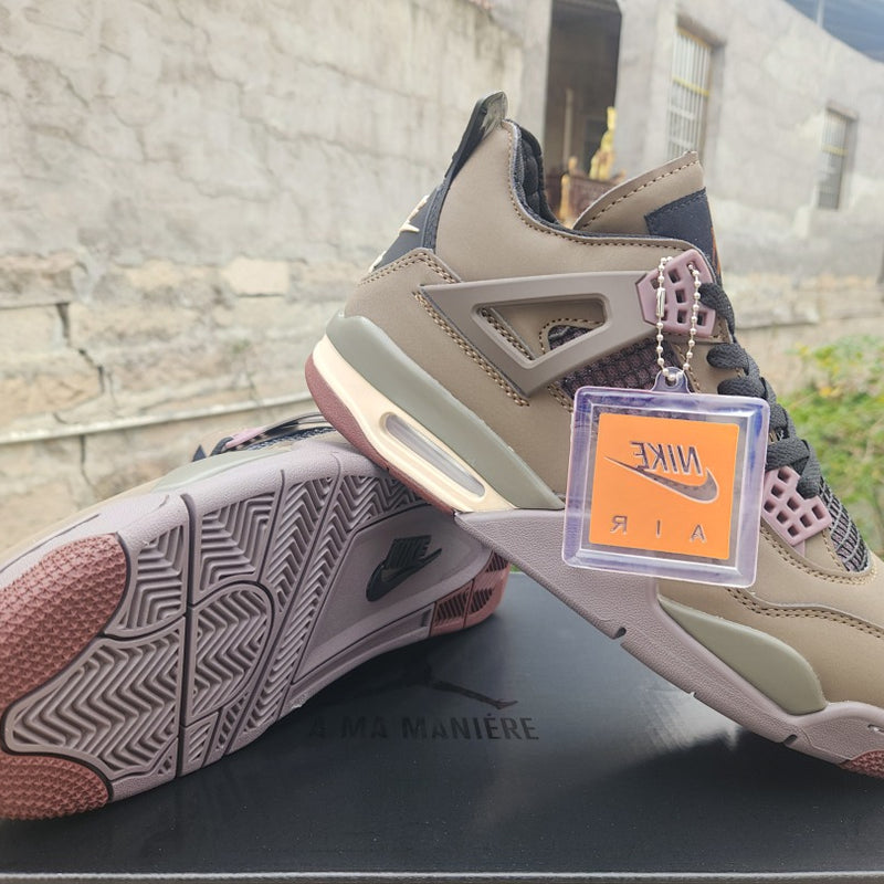 Mid Top Sneakers, Brown Colorway, Lace Up Design, Casual Gift for Sneaker Fans