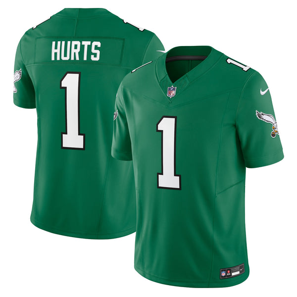 Philadelphia Eagles Jalen Hurts Kelly Green Limited Jersey