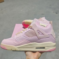 Mid Top Sneakers, Red Pink Colorway, Lace Up Design, Casual Gift for Sneaker Fans