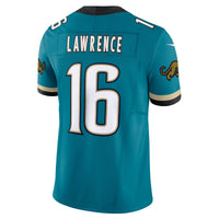Jacksonville Jaguars Trevor Lawrence Teal Prowler Throwback Limited Jersey