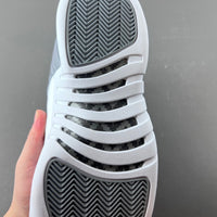 Low Top Sneakers, White Gray Colorway, Lace Up Design, Casual Gift for Sneaker Fans