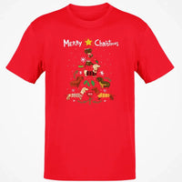 Humorous Holiday Dachshund Graphic Tee, Dachshund Christmas Tree T-Shirt, Adorable Wiener Dog Christmas Shirt, Retro Dachshund Xmas Shirt, Dog Present