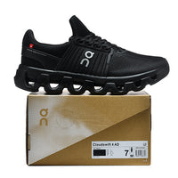 Low Top Sneakers, Black Colorway, Lace Up Design, Casual Gift for Sneaker Fans
