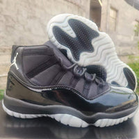 High Top Sneakers, Black Silver Colorway, Lace Up Design, Casual Gift for Sneaker Fans