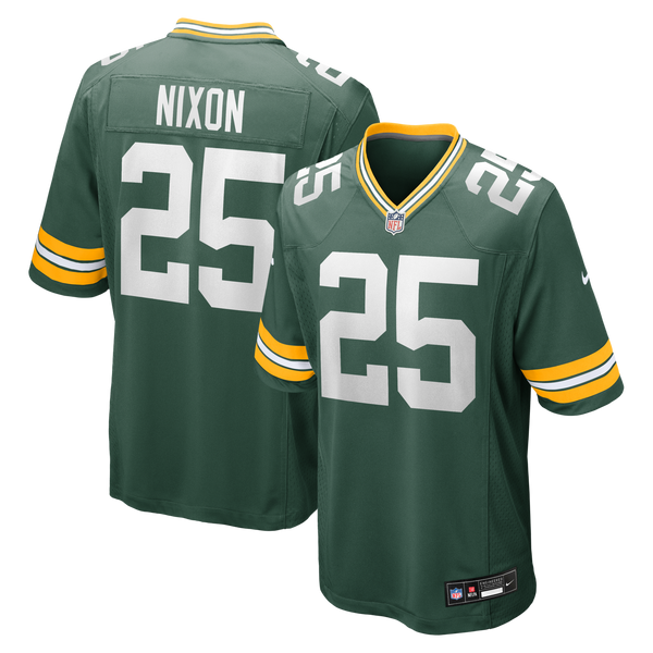 Green Bay Packers Keisean Nixon Green Game Player Jersey
