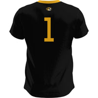 Missouri Tigers Lightweight Soccer Fashion Jersey - Black