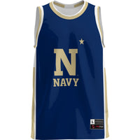 Navy Midshipmen Lightweight Basketball Jersey - Blue