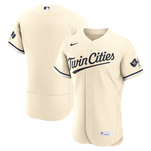 Minnesota Twins Cream Alternate Authentic Jersey