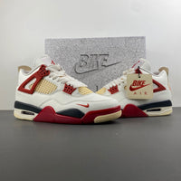 Low Top Sneakers, White Black Red Colorway, Lace Up Design, Casual Gift for Sneaker Fans