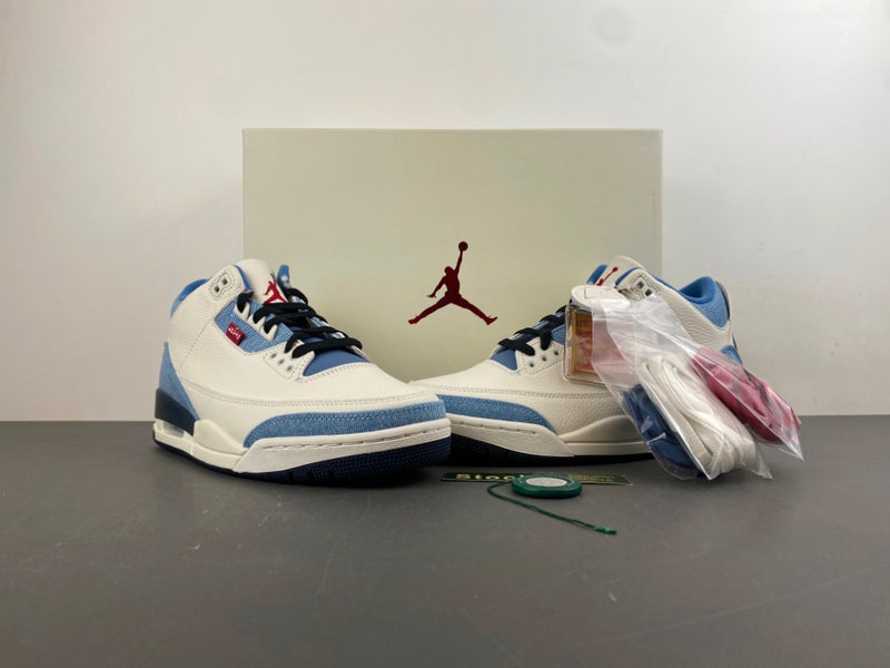 Retro Low Top Sneakers, Blue White Colorway, Leather Footwear, Lace Up Design, Casual Gift for Sneaker Fans