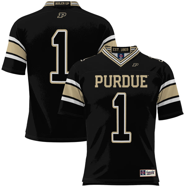 #1 Purdue Boilermakers Endzone Football Jersey - Black