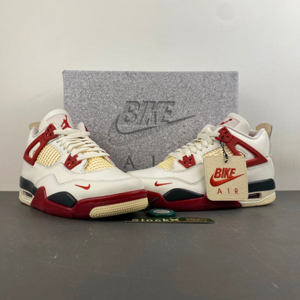 Low Top Sneakers, White Black Red Colorway, Lace Up Design, Casual Gift for Sneaker Fans