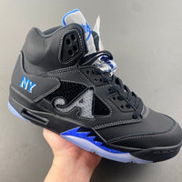Low Top Sneakers, Blue Black Colorway, Lace Up Design, Casual Gift for Sneaker Fans