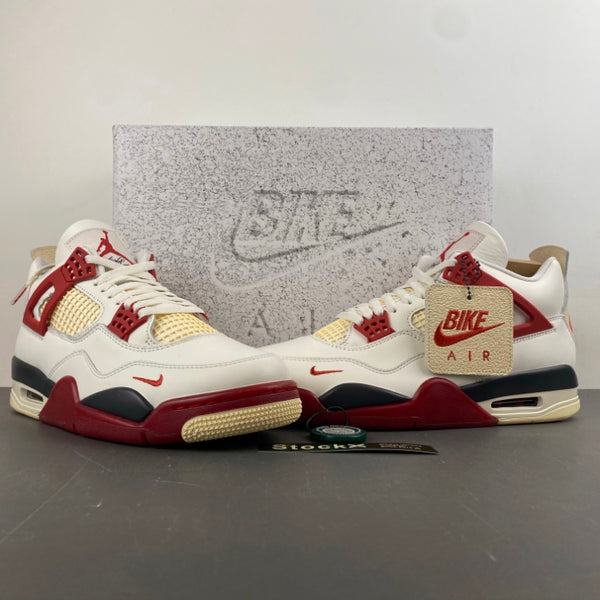 Low Top Sneakers, White Black Red Colorway, Lace Up Design, Casual Gift for Sneaker Fans
