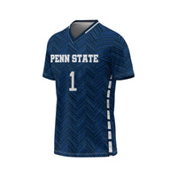 #1 Penn State Nittany Lions Lightweight Soccer Fashion Jersey - Navy