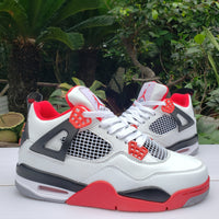 Sneakers, White Black Red Colorway, Lace Up Design, Casual Gift for Sneaker Fans