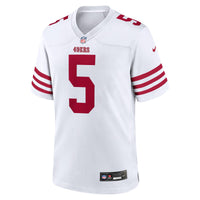 San Francisco 49ers Mike Evans White Game Jersey