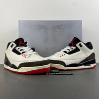 Low Top Sneakers, White Black Red Brown Colorway, Lace Up Design, Casual Gift for Sneaker Fans