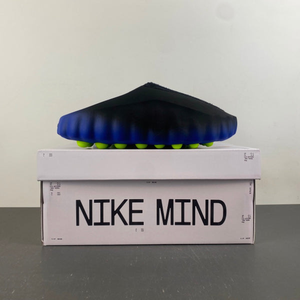 Slides, Blue Black Colorway, Slip On Design, Casual Gift for Shoe Lovers