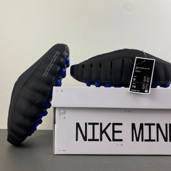 Slides, Blue Black Colorway, Slip On Design, Casual Gift for Shoe Lovers